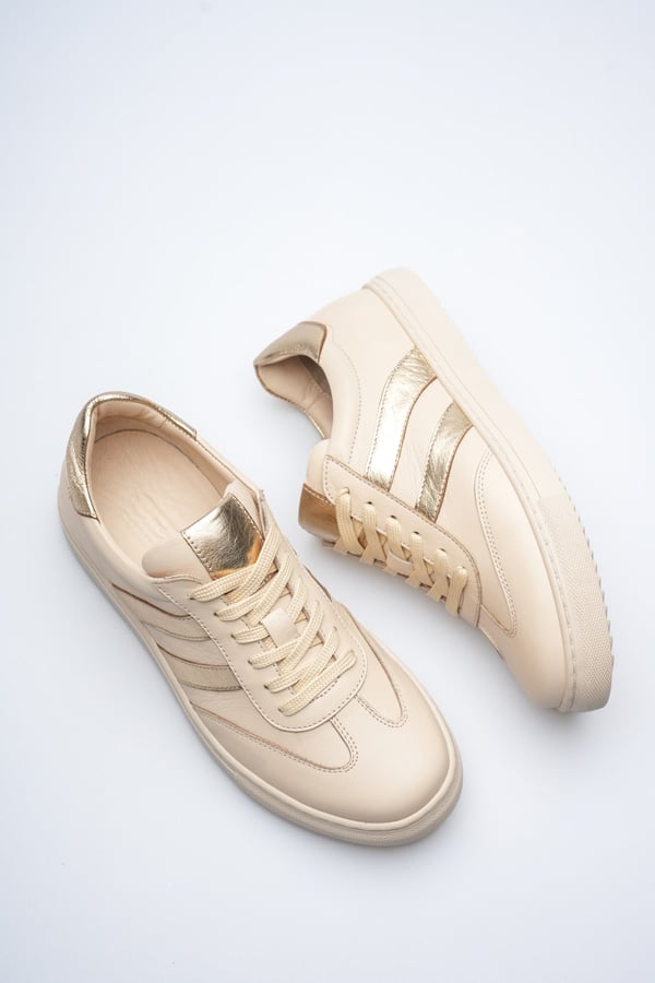 London Kadın Sneaker Dış Yüzey İçi Deri Comfort Yumuşak Taban Günlük Ayakkabı