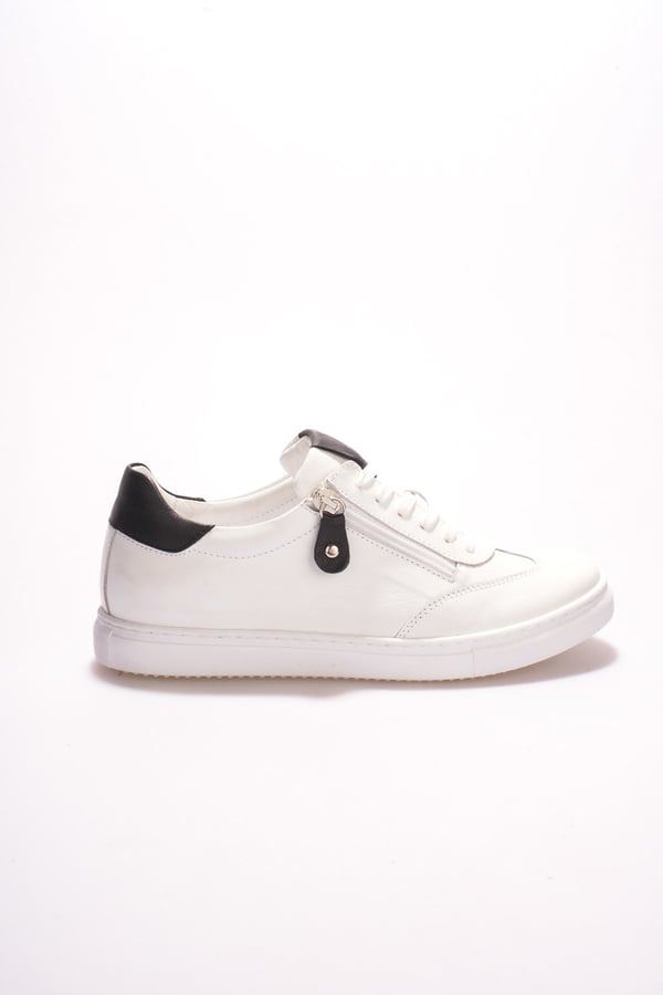 Madrid Kadın Sneaker Beyaz Hakiki Deri Comfort Yumuşak Taban Günlük Spor Ayakkabı