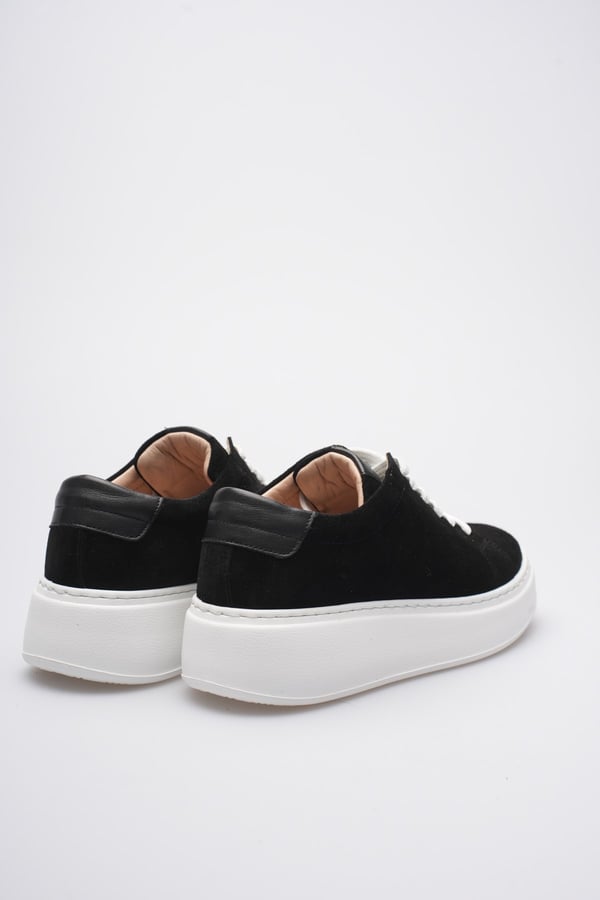 Nice Kadın Sneaker Deri Süet İçi Deri Comfort Yumuşak Taban Günlük Ayakkabı