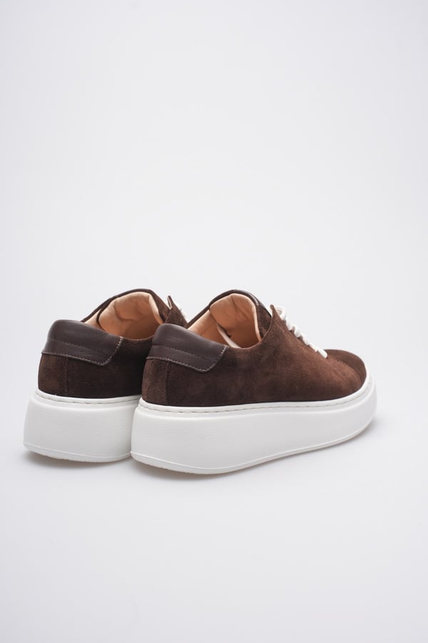Nice Kadın Sneaker Deri Süet İçi Deri Comfort Yumuşak Taban Günlük Ayakkabı