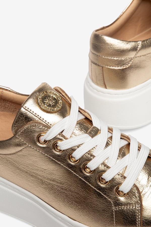 Paris Hakiki Deri Kadın Sneaker Comfort Yumuşak