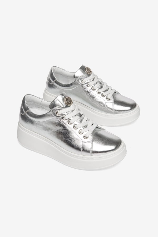 Paris Hakiki Deri Kadın Sneaker Comfort Yumuşak