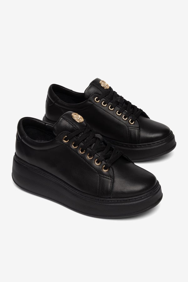 Paris Hakiki Deri Kadın Sneaker Comfort Yumuşak
