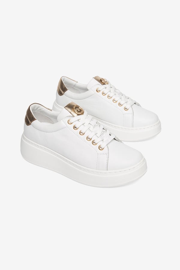 Paris Hakiki Deri Kadın Sneaker Comfort Yumuşak