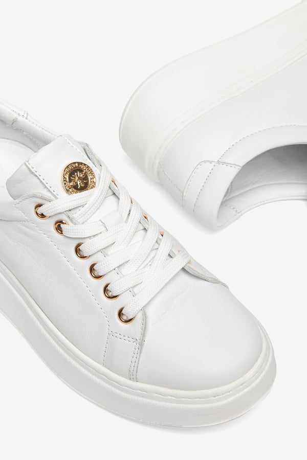Paris Hakiki Deri Kadın Sneaker Comfort Yumuşak