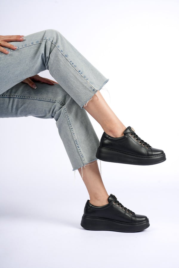 Paris Hakiki Deri Kadın Sneaker Comfort Yumuşak Günlük Spor Ayakkabı