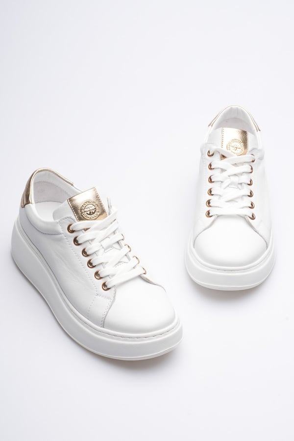Paris Hakiki Deri Kadın Sneaker Comfort Yumuşak Günlük Spor Ayakkabı