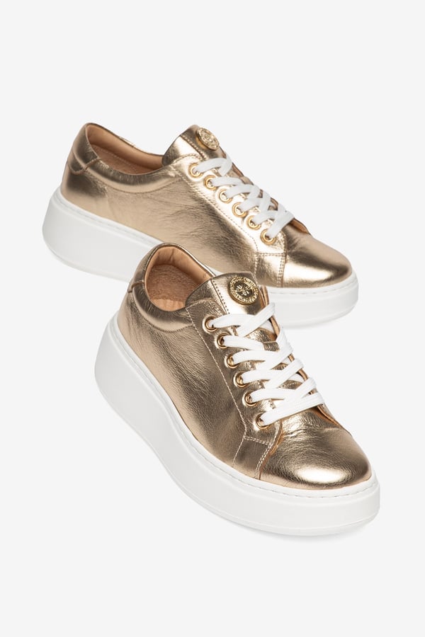 Paris Hakiki Deri Kadın Sneaker Comfort Yumuşak