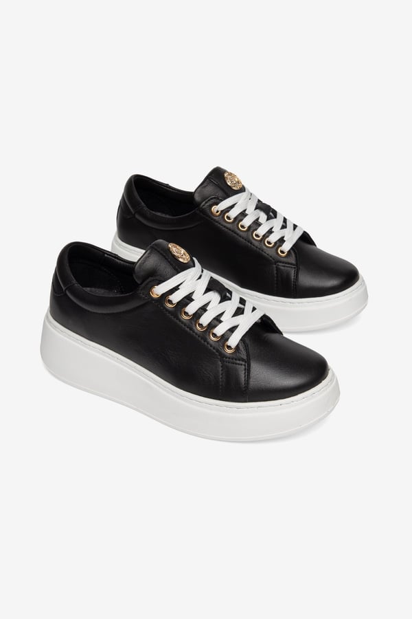 Paris Hakiki Deri Kadın Sneaker Comfort Yumuşak