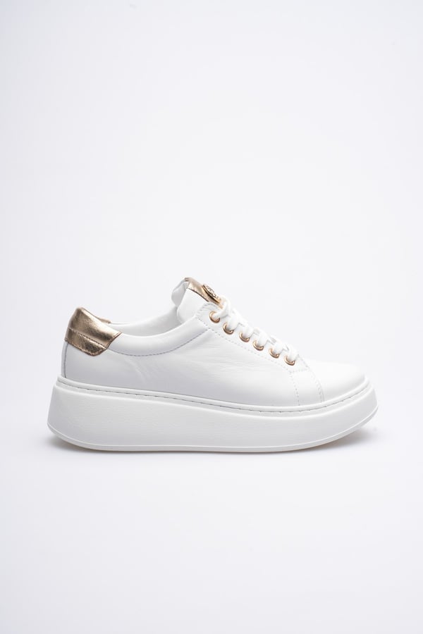 Paris Hakiki Deri Kadın Sneaker Comfort Yumuşak Günlük Spor Ayakkabı