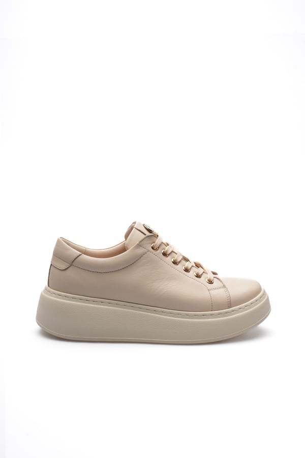 Paris Hakiki Deri Kadın Sneaker Comfort Yumuşak Günlük Spor Ayakkabı