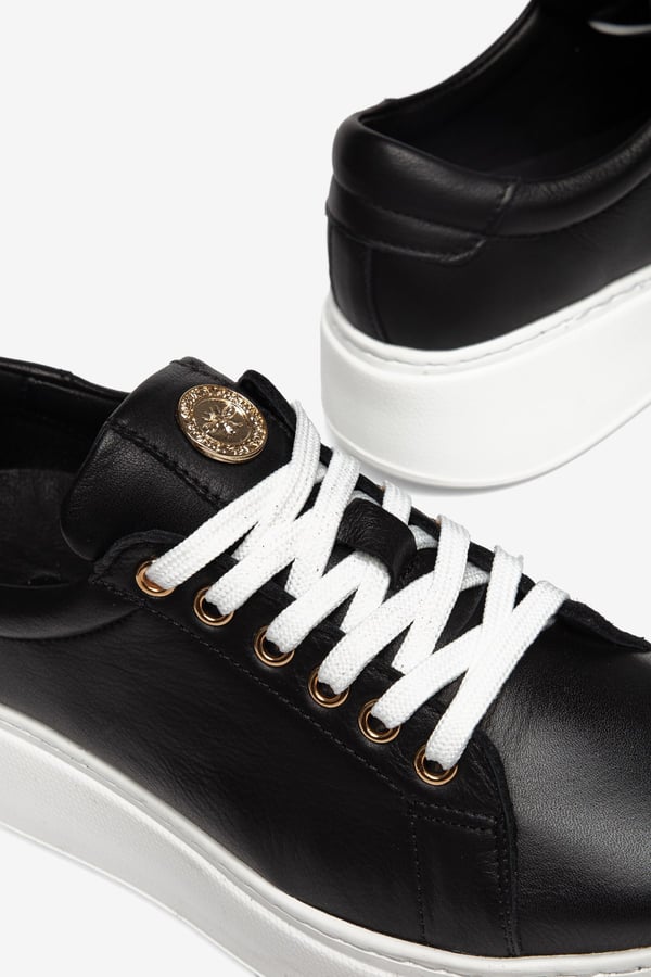 Paris Hakiki Deri Kadın Sneaker Comfort Yumuşak