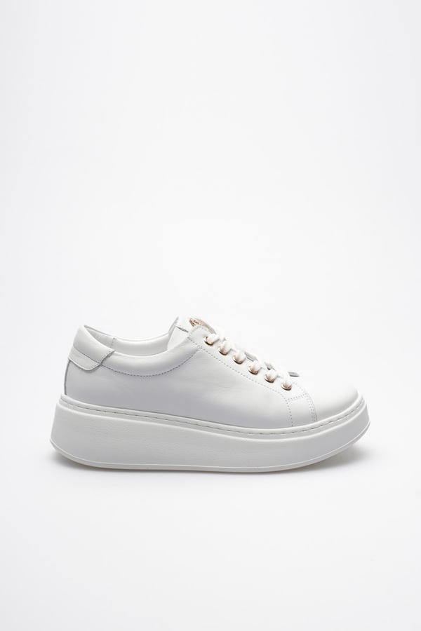 Paris Hakiki Deri Kadın Sneaker Comfort Yumuşak Günlük Spor Ayakkabı