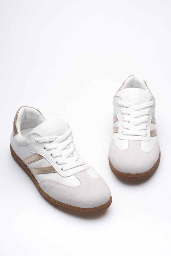 Sidney Kadın Sneaker Deri Süet İçi Deri Comfort Yumuşak Taban Günlük Ayakkabı