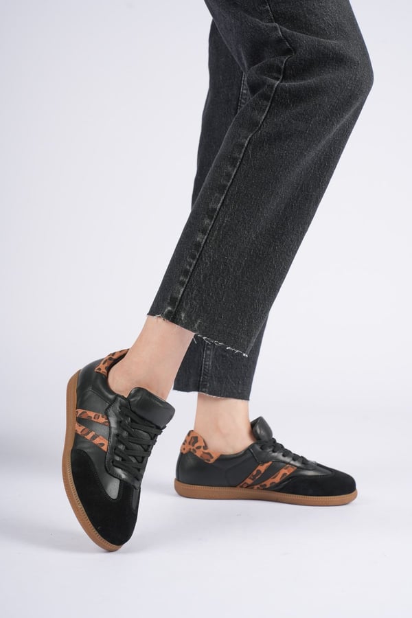 Sidney Kadın Sneaker Deri Süet İçi Deri Comfort Yumuşak Taban Günlük Ayakkabı