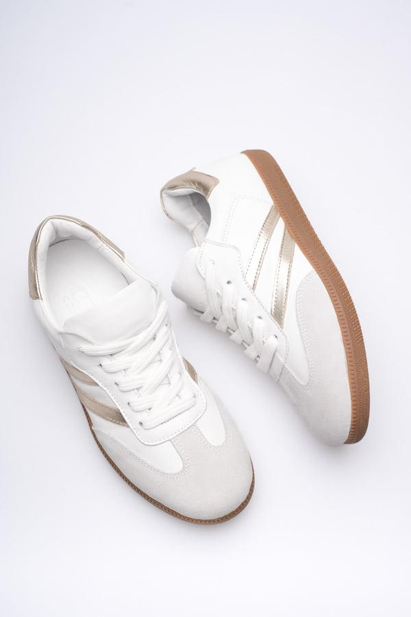 Sidney Kadın Sneaker Deri Süet İçi Deri Comfort Yumuşak Taban Günlük Ayakkabı