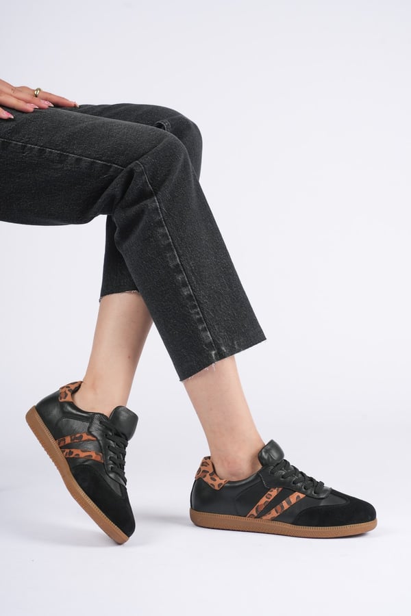 Sidney Kadın Sneaker Deri Süet İçi Deri Comfort Yumuşak Taban Günlük Ayakkabı