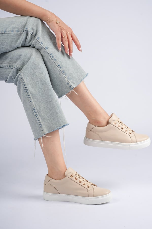 Sofia Kadın Sneaker Hakiki Deri İçi Deri Comfort Yumuşak Taban Günlük Ayakkabı