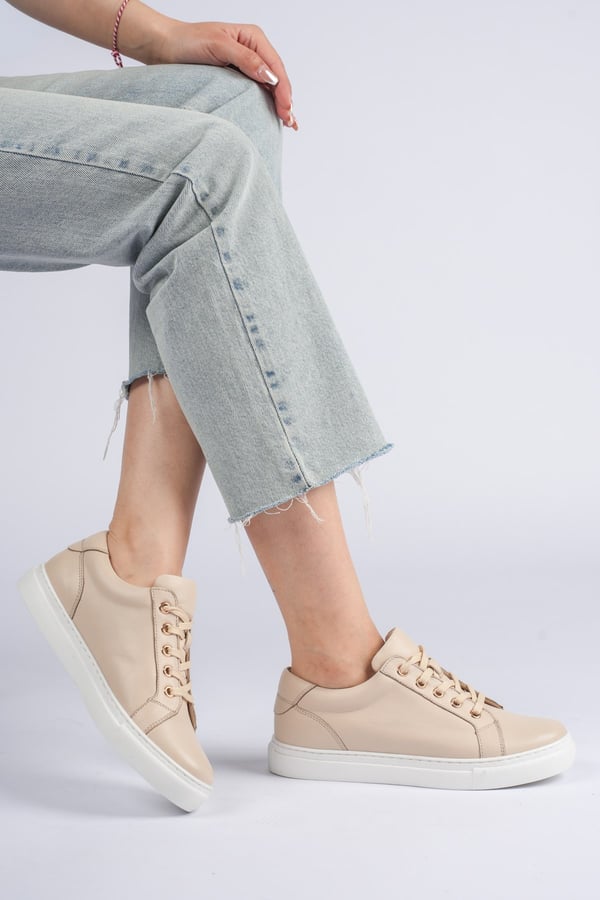 Sofia Kadın Sneaker Hakiki Deri İçi Deri Comfort Yumuşak Taban Günlük Ayakkabı