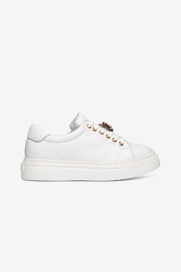 Valencia Kadın Sneaker Beyaz Hakiki Deri Comfort Yumuşak Taban