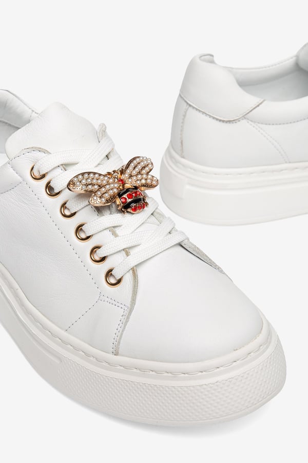 Valencia Kadın Sneaker Beyaz Hakiki Deri Comfort Yumuşak Taban