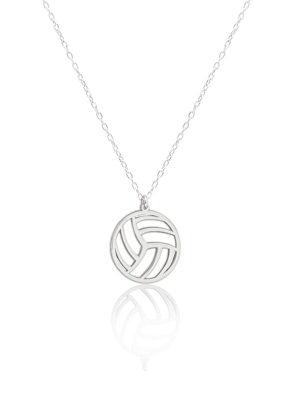 925 AYAR GÜMÜŞ VOLEYBOL TOPU KOLYE