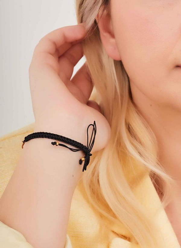 El Yazısı Isimli Ipli Bileklik 925 Ayar Unisex Gümüş Bileklik