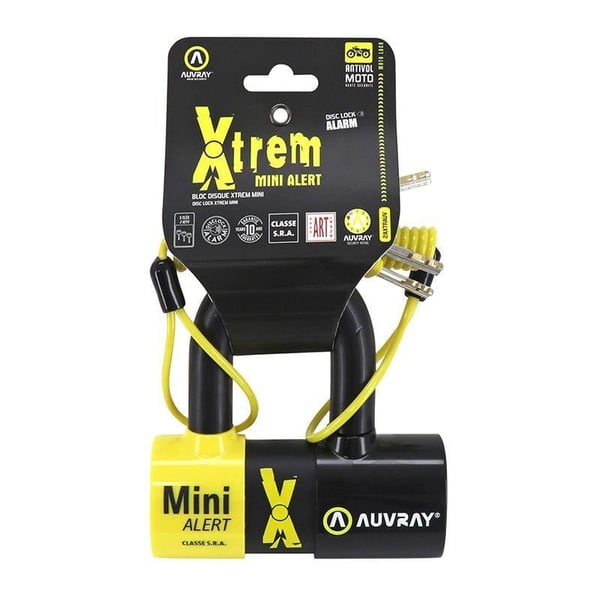 AUVRAY XTREM MINI U DİSC KİLİDİ HATIRLATMA KABLOLU