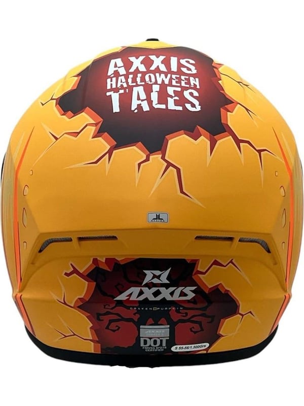 AXXIS DRAKEN S PUMPKIN C3 MAT TURUNCU KASK