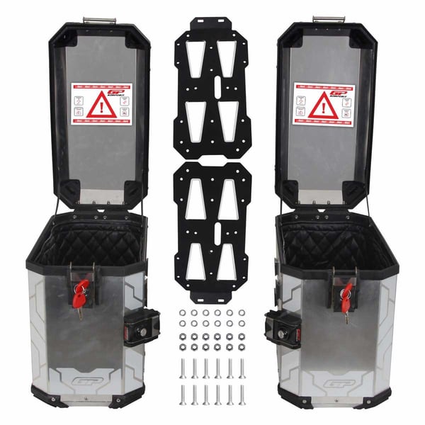 GP UNİVERSAL 40L x 2 ALÜMİNYUM YAN ÇANTA SETİ