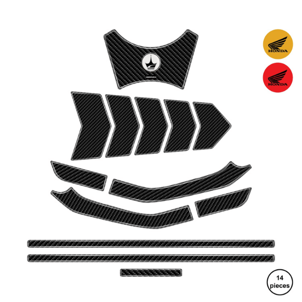 GRIPPATCH CRF250 RALLY TANK PAD 14 PARÇA