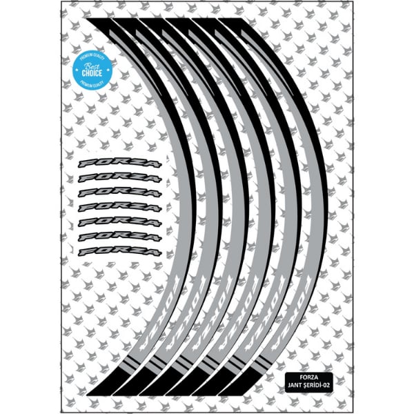 GRIPPATCH FORZA250 JANT ŞERİDİ