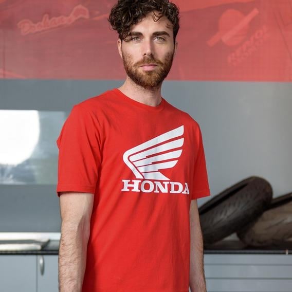HONDA KANAT LOGOLU KIRMIZI T-SHIRT