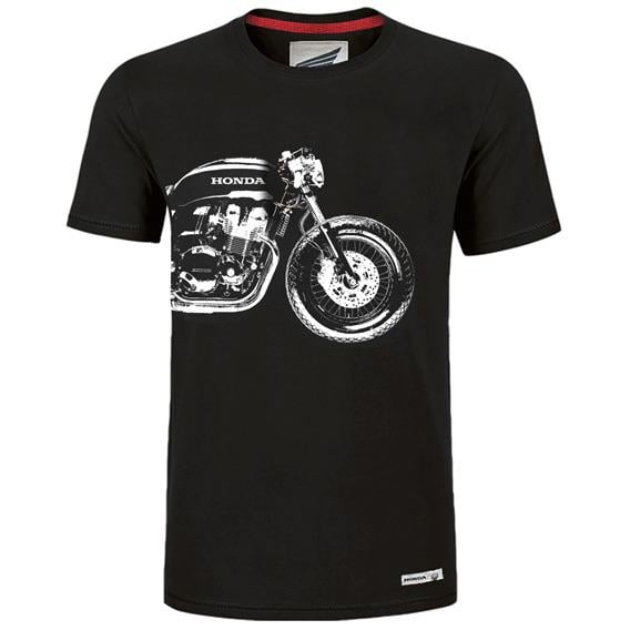 HONDA MOTORLU SİYAH T-SHIRT