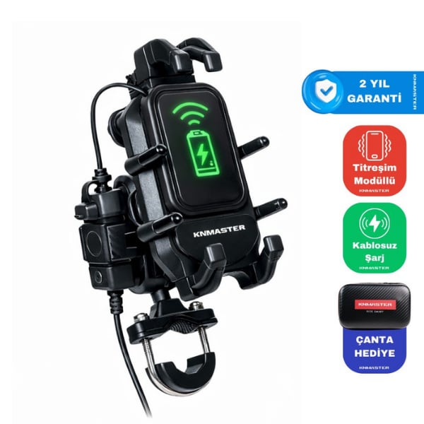 KNMASTER TT860WU ŞARJLI TELEFON TUTUCU