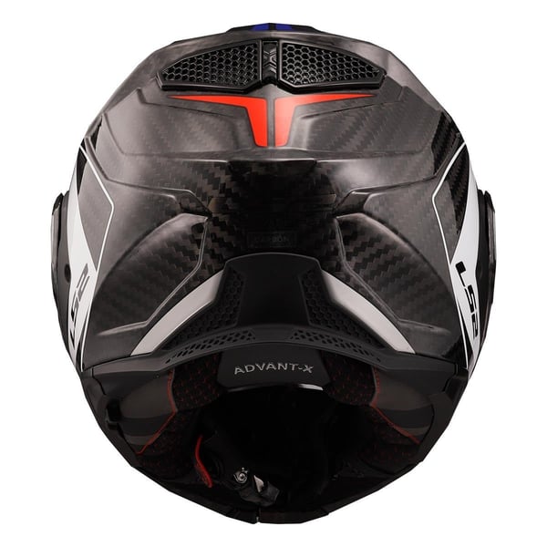 LS2 ADVANT X CARBON FUTURE KASK SİYAH-KIRMIZI