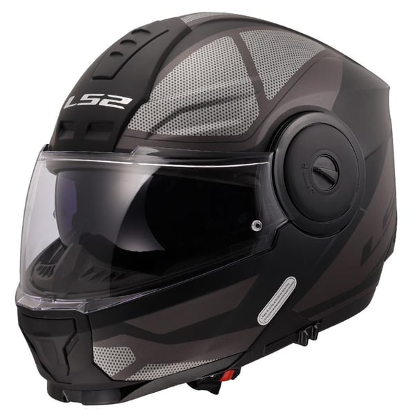 LS2 SCOPE MAT SİYAH TİTANYUM KASK