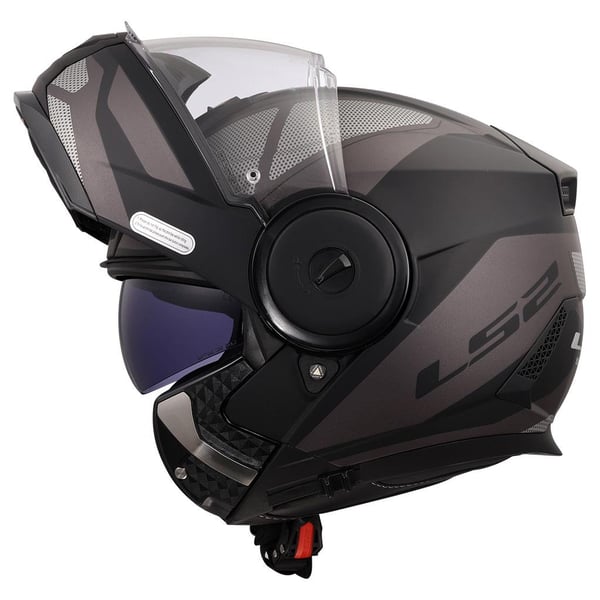 LS2 SCOPE MAT SİYAH TİTANYUM KASK