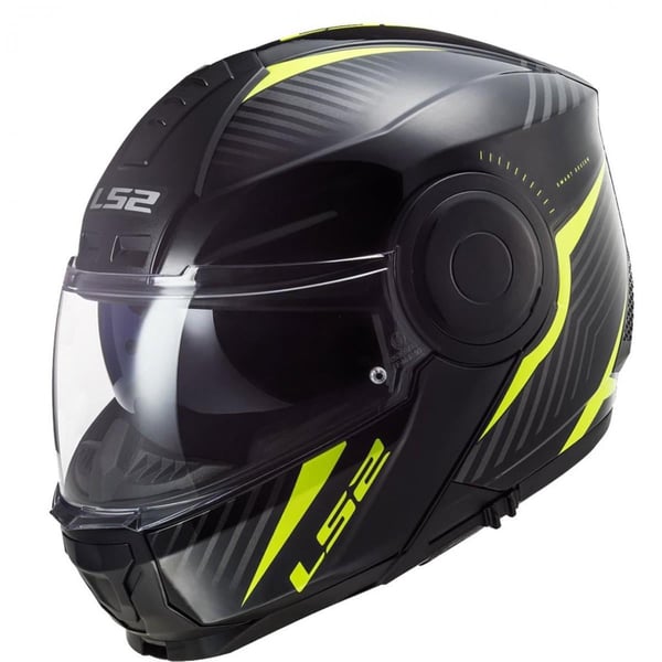 LS2 SCOPE MAX MAT SİYAH-NEON SARI KASK