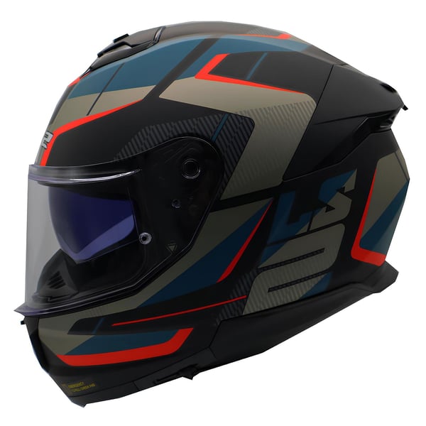 LS2 STREAM 2 ROAD SİYAH-GRİ KASK