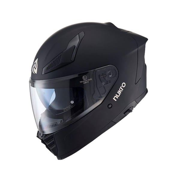 NUKRO SOLID GLOSS KAPALI KASK