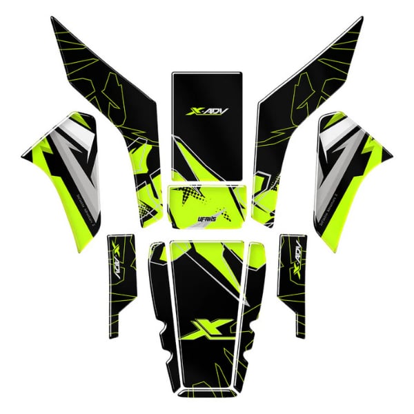 UFAKS X-ADV750 AGGRESSİVE GREEN TANK PAD