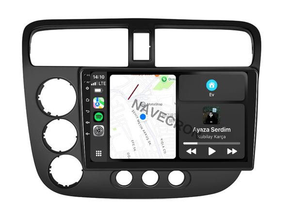 HONDA CIVIC VTEC NOVA UYUMLU ANDROID MULTİMEDYA (2001-06)
