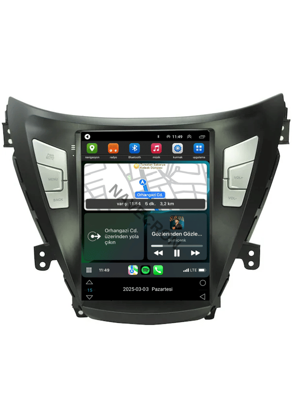 HYUNDAI ELANTRA PULSE UYUMLU ANDROID MULTİMEDYA (2011-13) 