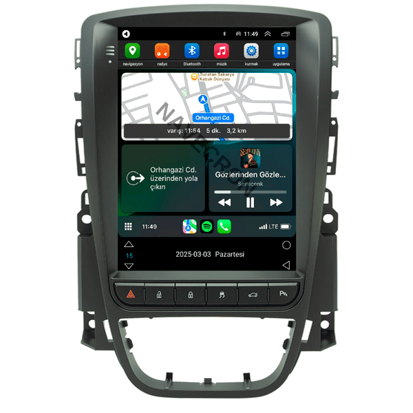 OPEL ASTRA J PULSE NOVA UYUMLU ANDROID MULTİMEDYA