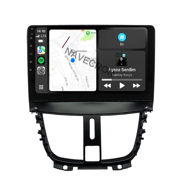 PEUGEOT 207 4/64 UYUMLU ANDROID MULTİMEDYA (2006-13)