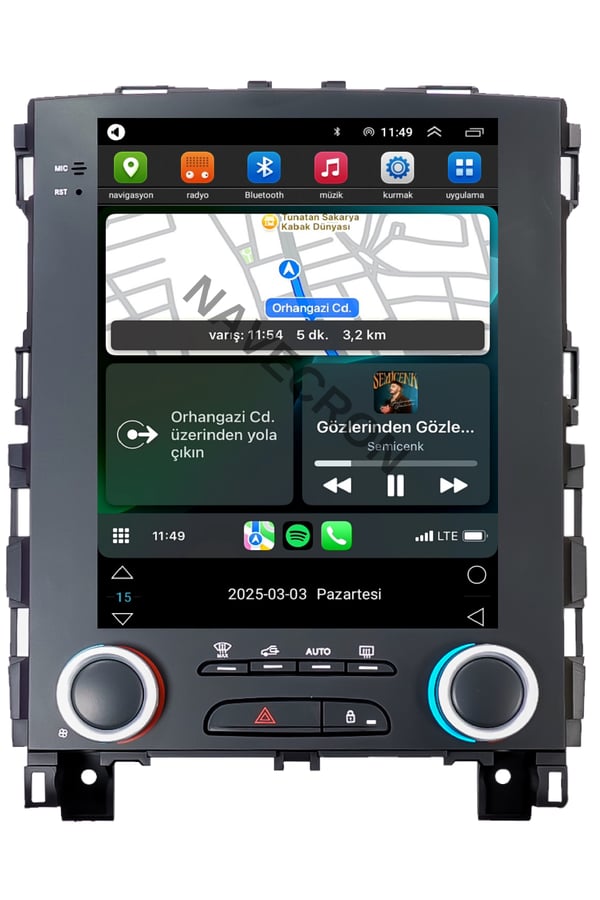 RENAULT MEGANE 4 PULSE UYUMLU ANDROID MULTİMEDYA (2016+)