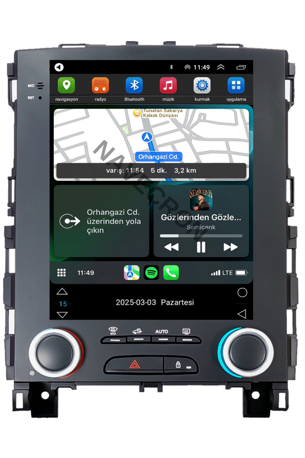 RENAULT MEGANE 4 PULSE UYUMLU ANDROID MULTİMEDYA (2016+)