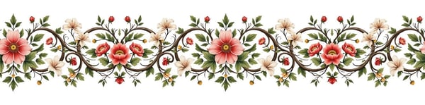 Bordür Rub On Transfer Ütü İle Baskı 150 cm RK 271