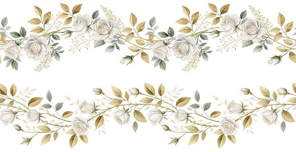 Bordür Rub On Transfer Ütü İle Baskı 150 cm RK 254
